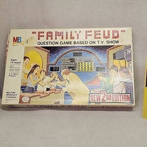 Vintage 1977 Family Feud Board Game Complete Classic Game Show Board Game